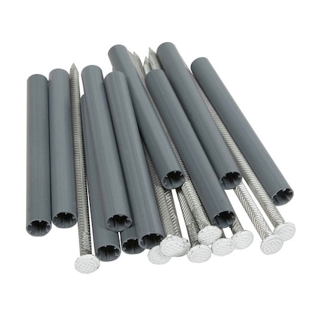 Amerimax Home Products Amerimax Gray Aluminum K Gutter Spike and Ferrule, PK10 25043